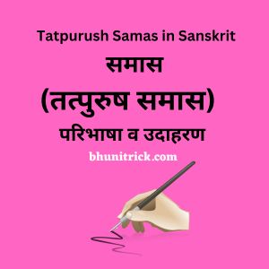 Tatpurush Samas in Sanskrit